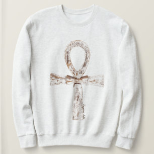 Wooden Egyptian Ahnk Sweatshirt T Shirt