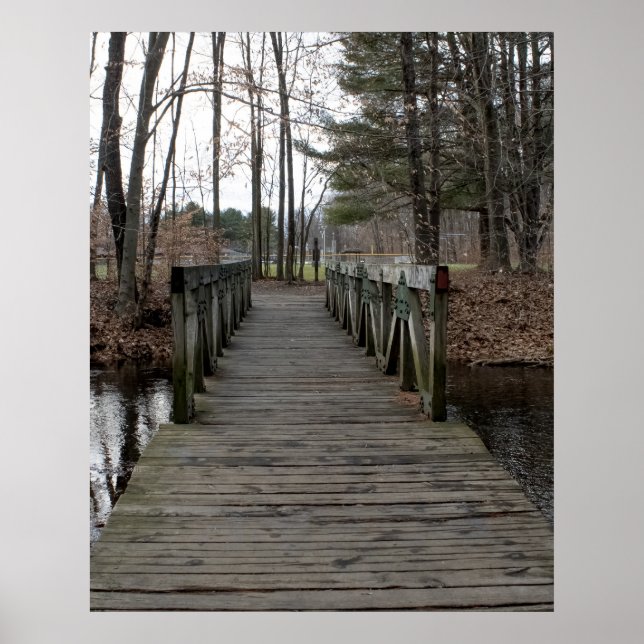 Wooden Footbridge Poster (Framsidan)