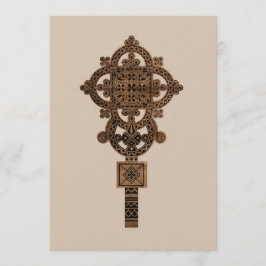 Wooden Hand Cross  Inbjudningar