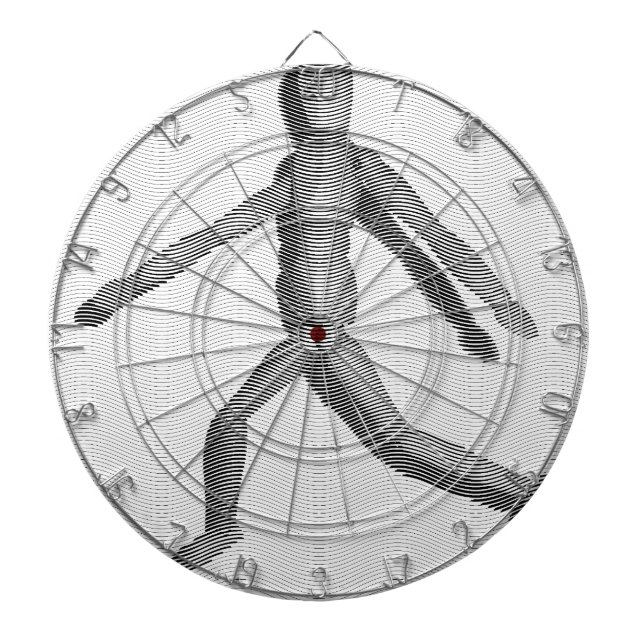 Wooden Human Mannequin Darttavla (Framsidan)