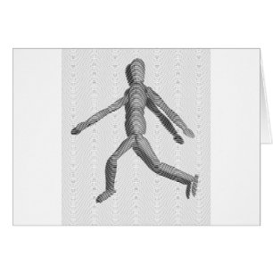 Wooden Human Mannequin Hälsningskort