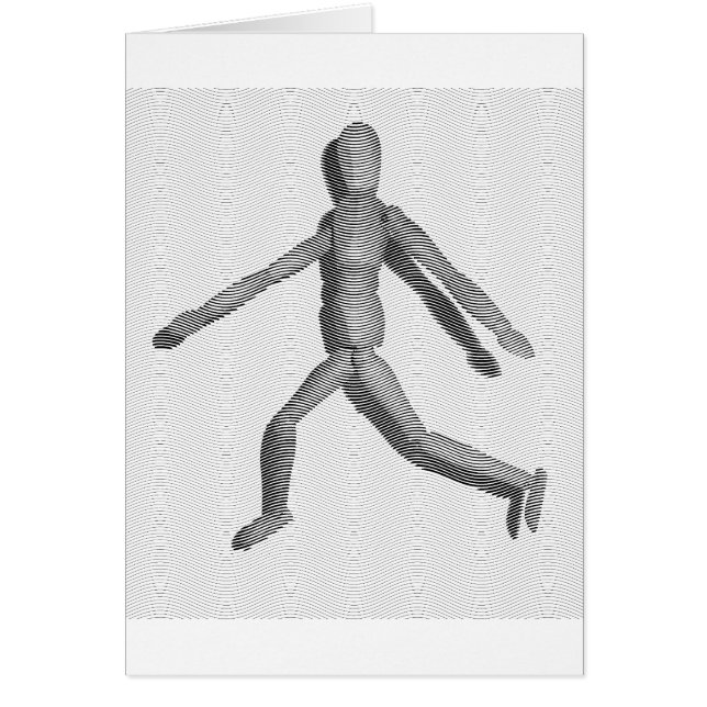 Wooden Human Mannequin Hälsningskort (Framsidan)