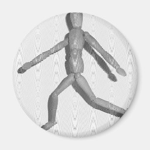 Wooden Human Mannequin Magnet