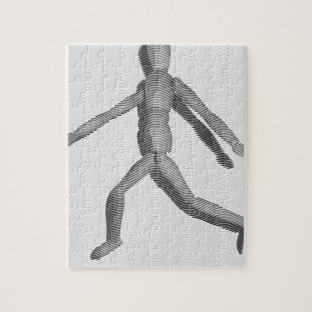 Wooden Human Mannequin Pussel (Vertikal)