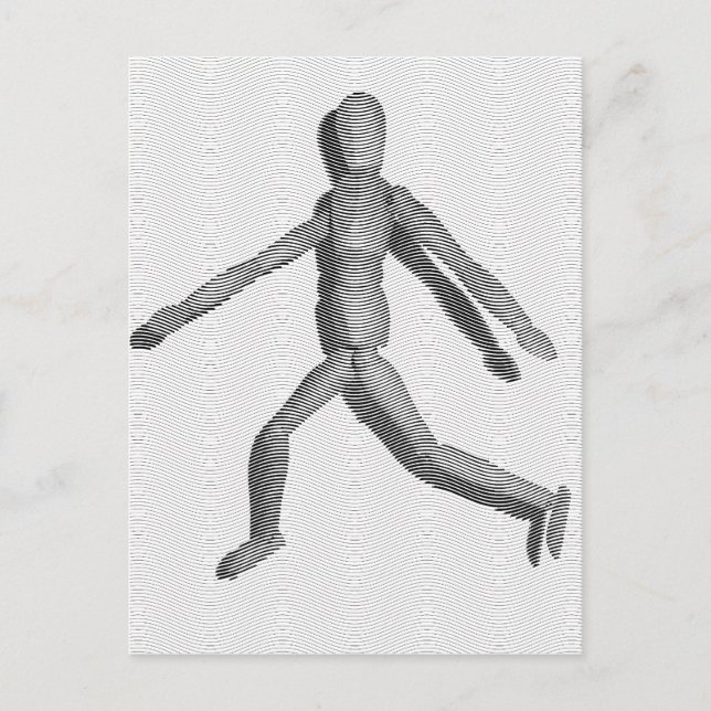 Wooden Human Mannequin Vykort (Framsida)