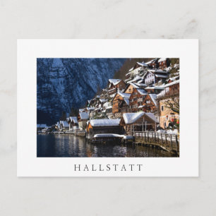 Wooden lakeside house in Hallstatt, Österrike Vykort