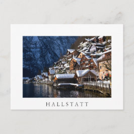 Wooden lakeside house in Hallstatt, Österrike Vykort