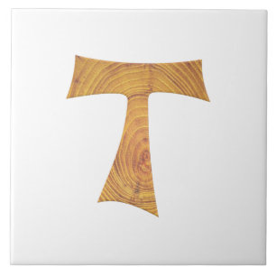 Wooden look Franciscan Tau Kor Kakelplatta