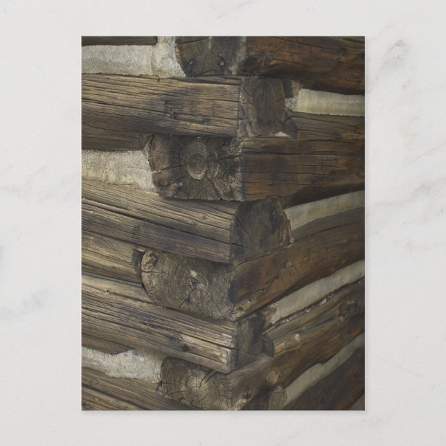 Wooden Pioneer Cabin Vykort (Framsida)