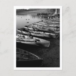 Wooden Roring Boats - Derwentwater, Sjö District Vykort