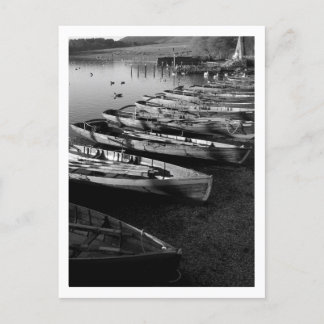 Wooden Roring Boats - Derwentwater, Sjö District Vykort