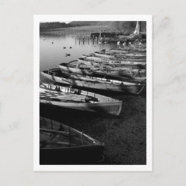 Wooden Roring Boats - Derwentwater, Sjö District Vykort