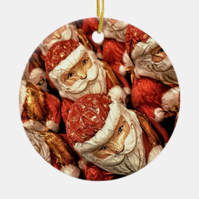 Wooden Santa Ornament (Framsidan)