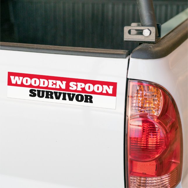 WOODEN SPOON ÖVERLEVIVOR BILDEKAL (På lastbil)