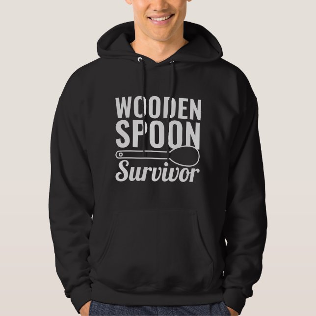 Wooden Spoon Survivor Hoodie (Framsida)