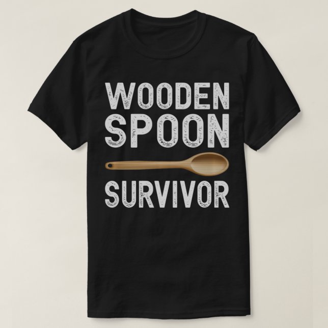 Wooden Spoon Survivor Pullover T Shirt (Design framsida)
