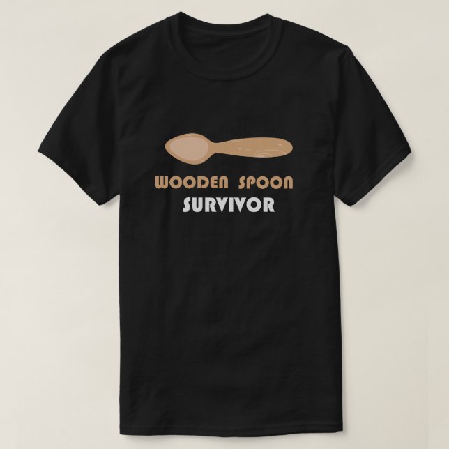 Wooden Spoon Survivor T Shirt (Design framsida)