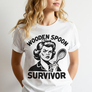 Wooden Spoon Survivor T Shirt