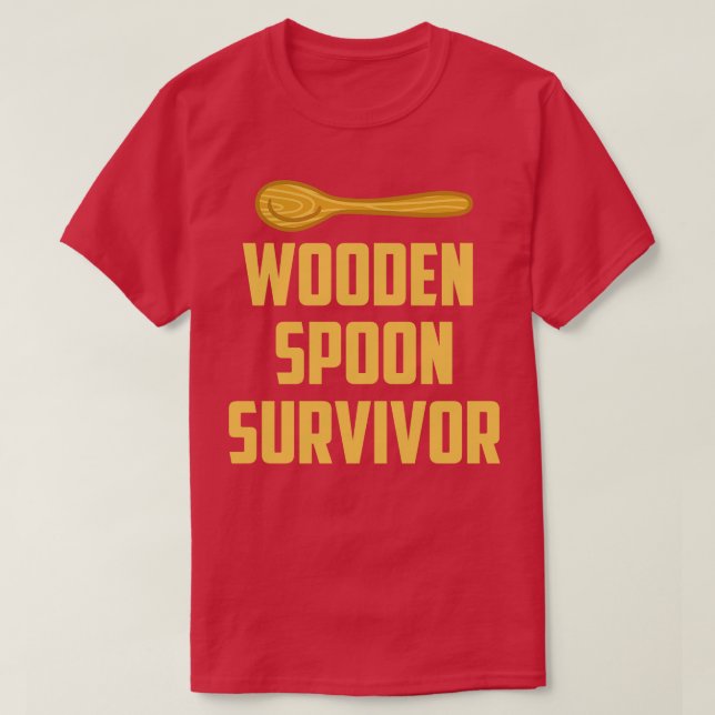 Wooden Spoon Survivor T Shirt (Design framsida)