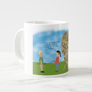 Wooden Valentine Mugg Jumbo Mugg
