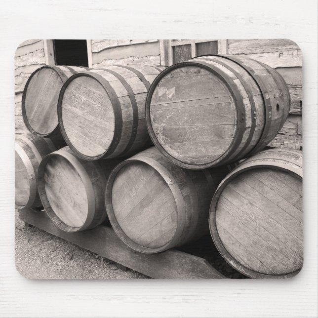 Wooden Whiskey Barrels Musmatta (Framsidan)
