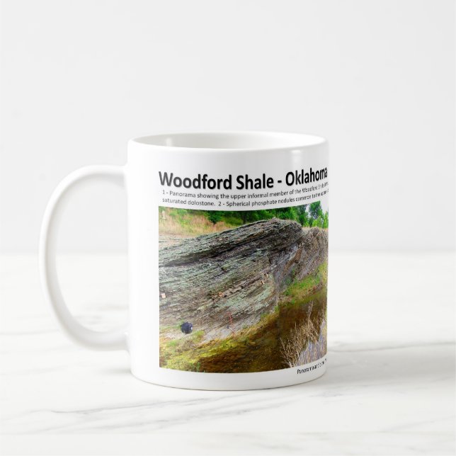Woodford skiffer XII - Outcropkarakterisering Kaffemugg (Vänster)