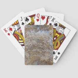 Woodgrain Brown Rand Mönster Photo Driftwood Casinokort