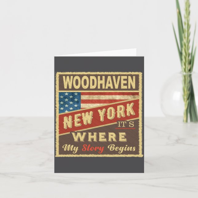 Woodhaven Ny Its Where My Story Begins  Kort (Framsida)