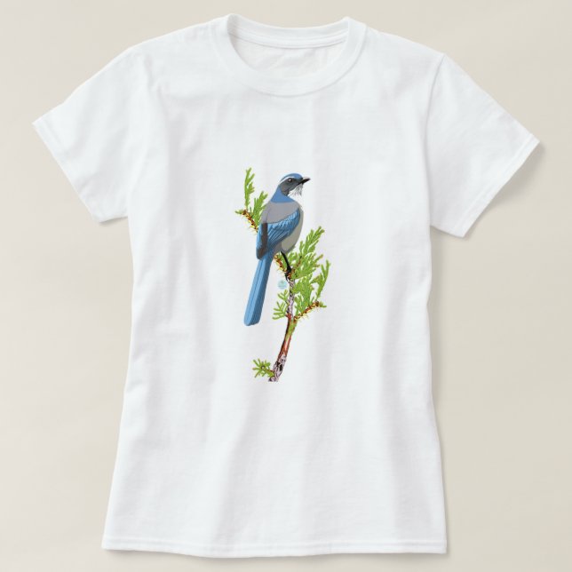Woodhouse's SCrub-Jay T Shirt (Design framsida)