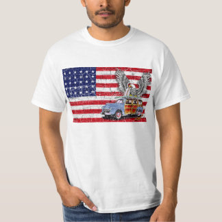 WOODIE-USA FLAGGAT-TRÖJA T-SHIRT
