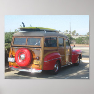Woodie Wagon Poster