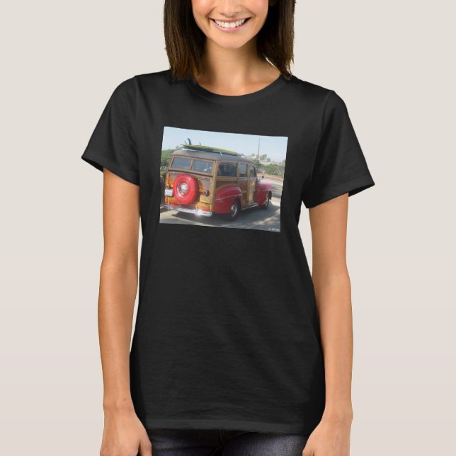 Woodie Wagon T Shirt (Framsida)