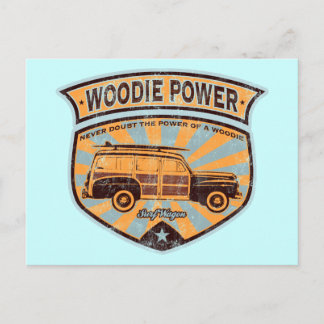 Woodie Wagon Vykort