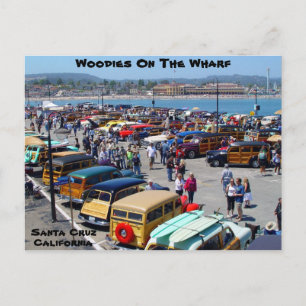 Woodies on the Wharf 2010 Santa Cruz vycard Vykort