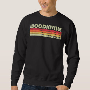 Woodinville Wa Washington Funny City Home Roots R Lång Ärmad Tröja