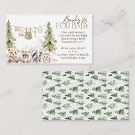 Woodland Adventure Oh Boy Baby Shower Books Tilläggskort