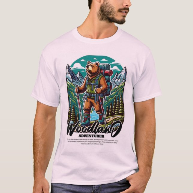 Woodland Adventurer - Vildens anda T Shirt (Framsida)