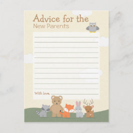 Woodland ’Advice’ Rådkort