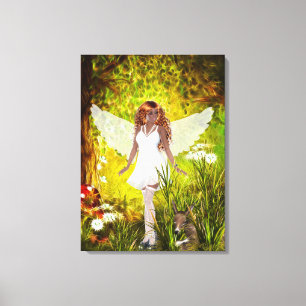 Woodland Älva Secret Garden Wrapped Canvas
