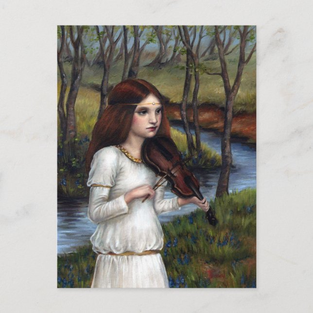 Woodland Angel Vykort (Framsida)