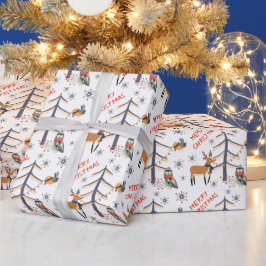 Woodland Animal jul Presentpapper