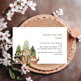 Woodland Animals Äventyr bok för baby begäran Tilläggskort
