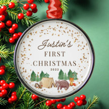Woodland Animals Baby Första jul