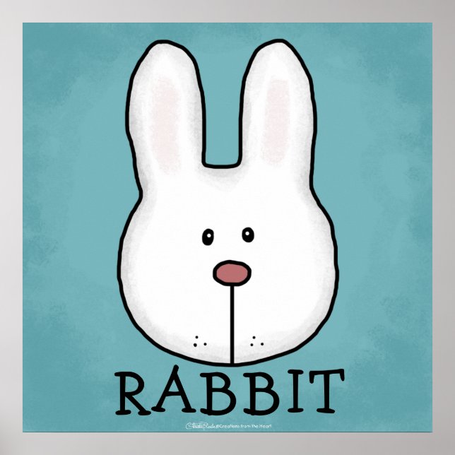 Woodland Animals - Best Forest Friends-RABBIT Poster (Framsidan)
