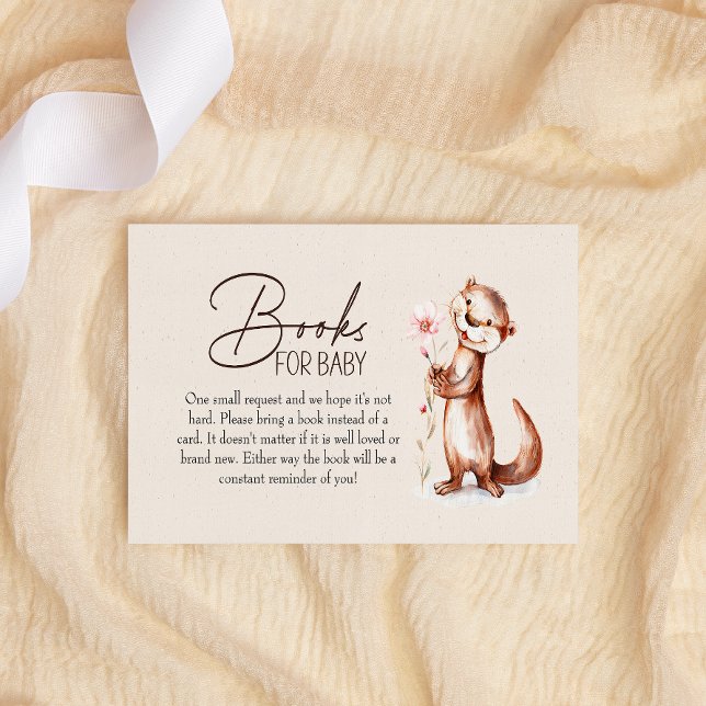 Woodland Animals Boho Bokar for Baby Shower Anteckningskort (Skapare uppladdad)