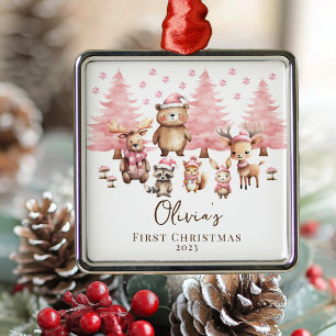 Woodland Animals Flicka Keepsak Ornament