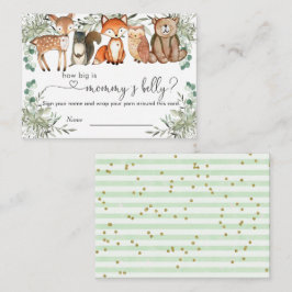 Woodland Animals Forest How Big is Mamma Belly Tilläggskort
