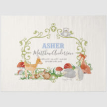 Woodland Animals Hjort Fox Hedgehog Birth Stats