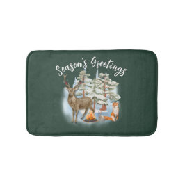 Woodland Animals jul Bath Mat Badrumsmatta