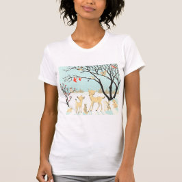 Woodland Animals jul T-Shirt